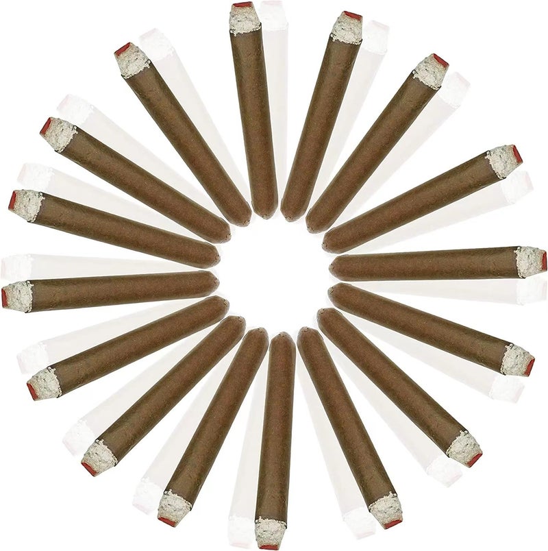 CLESEN Puff Cigar 4.5 Inch(12 Pack) That Blow Smoke Durable  Realistic Ideal for Themed Parties Prop for Prank  Halloween Costume  Movie  Or Theater Play Tricky Fun Gag Cool Toy - Image 1